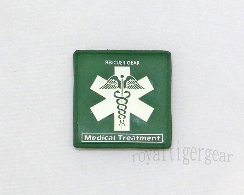 Rescuer Gear – Medical Treatment - PVC Patch - Green