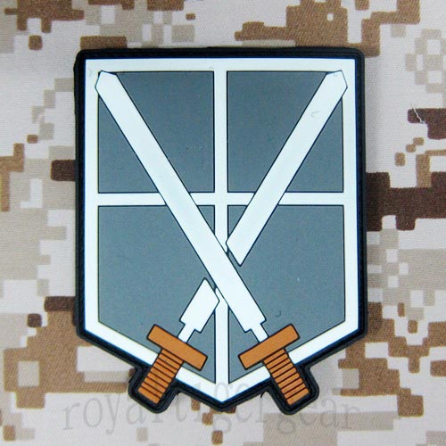 Attack on Titan - Training Corps PVC Patch - White
