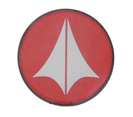 Macross U.N. Spacy / Robotech Defense Force PVC Patch - Red