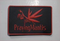 Metal Gear Solid MGS Praying Mantis PVC Patch – Red