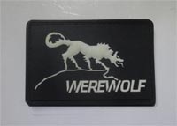 Metal Gear Solid MGS Werewolf PVC Patch – White