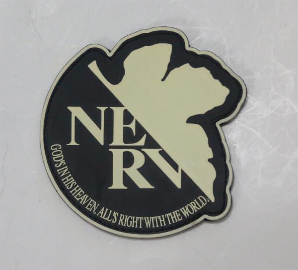 Neon Genesis Evangelion NGE EVA - NERV PVC Patch - White