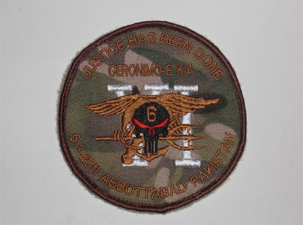 US Navy Seal Team 6 Afghanistan patch – Geronimo KIA