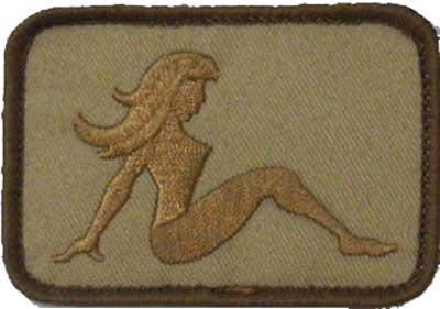 Sexy Girl Patch - Tan