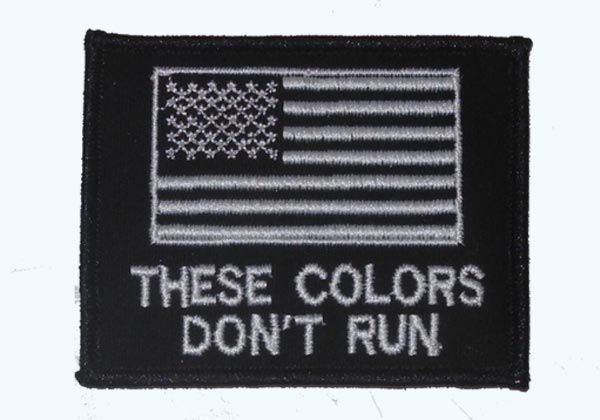 US Flag Patch - These Colors Don't Run