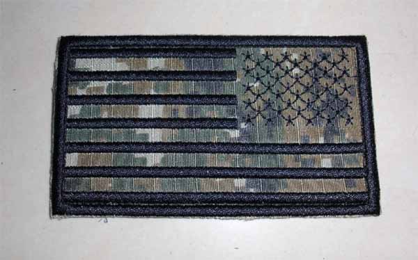 US Flag Patch – USMC MARPAT Woodland