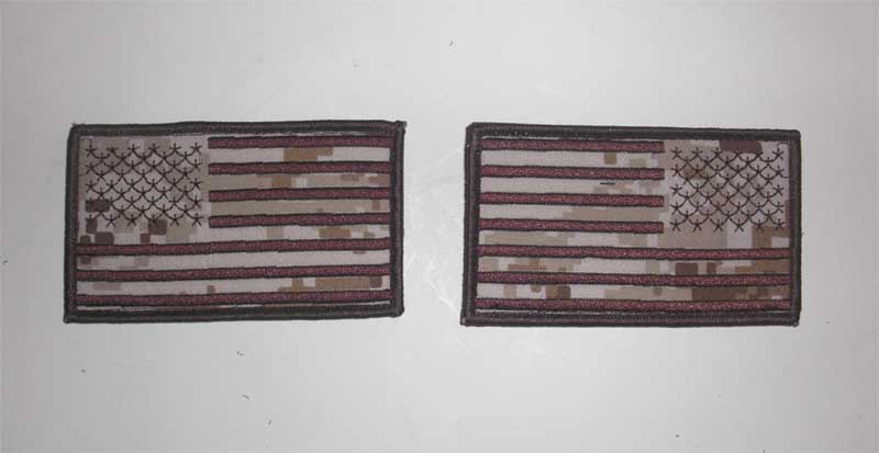 US Flag Patch – USMC MARPAT Desert