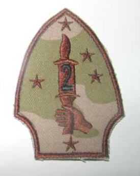 US Marines USMC 2nd Marine Division Patch