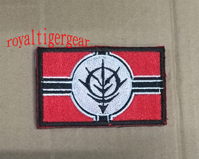 Mobile Suit Gundam Zeon Military Flag Patch