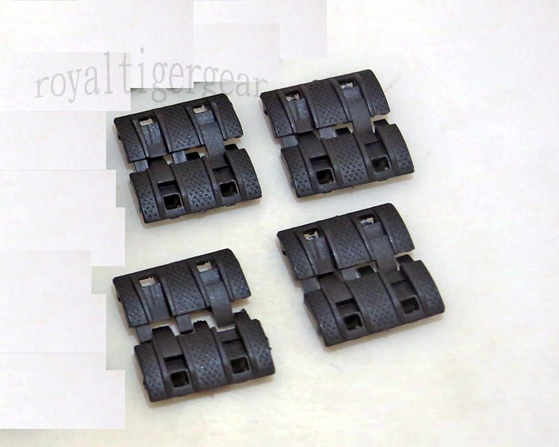 MAGPUL style XTM Rail Cover Panel – 4 set - Black