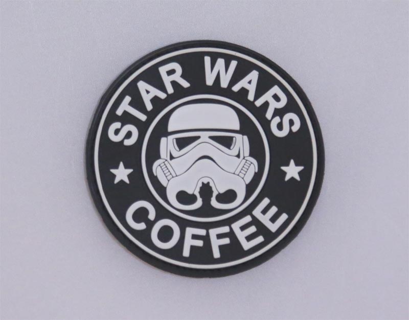 Starbucks Star Wars Coffee Stormtrooper PVC Patch - Black