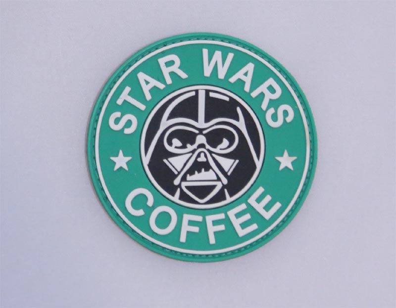 Starbucks Star Wars Coffee Darth Vader PVC Patch - Green