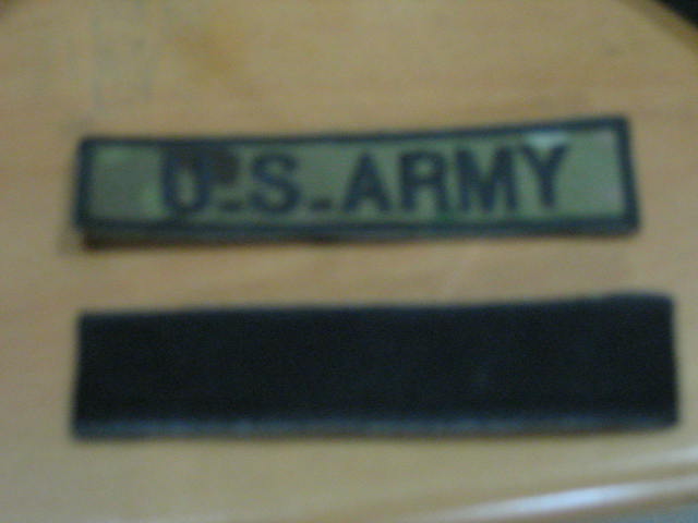 US Army / USMC US Marines Tab Patch w/ Edge