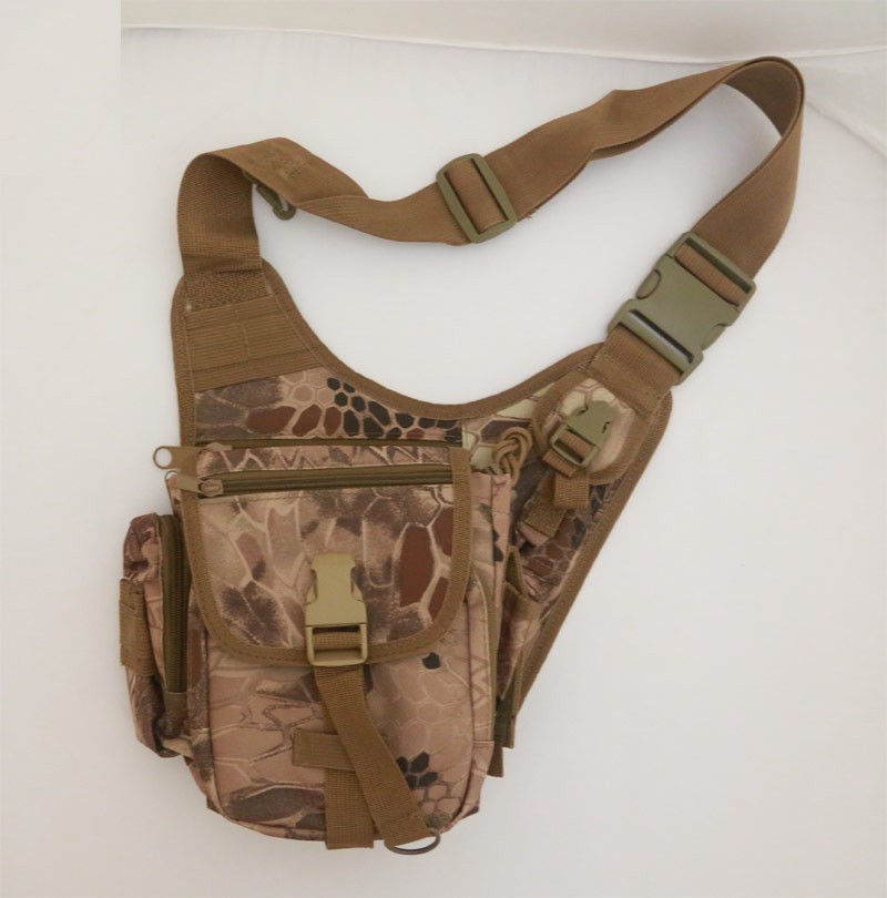 Tactical Lightweight Utility Shoulder Pack - Python Snake Camo - MAD