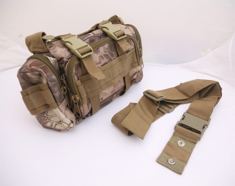 Tactical Waist Butt Shoulder Pack - Python Snake Camo - MAD