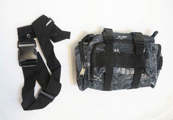 Tactical Waist Butt Shoulder Pack - Python Snake Camo - TYP Night Urban Marines