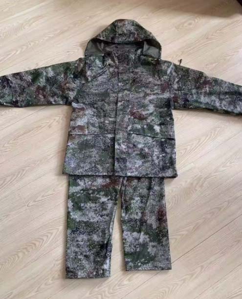 China PLA Type 21 Xingkong Starry Sky Camo Hood Rain Coat – Two Pieces