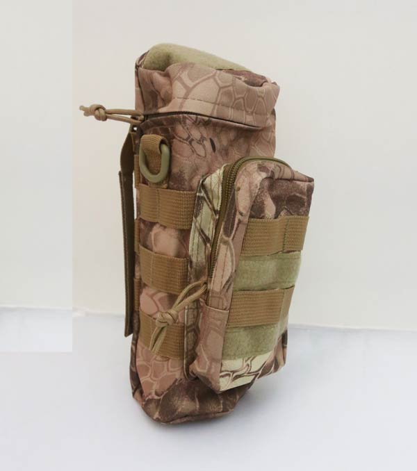 Tactical Bottle MOLLE Pouch - Python Snake Camo MAD