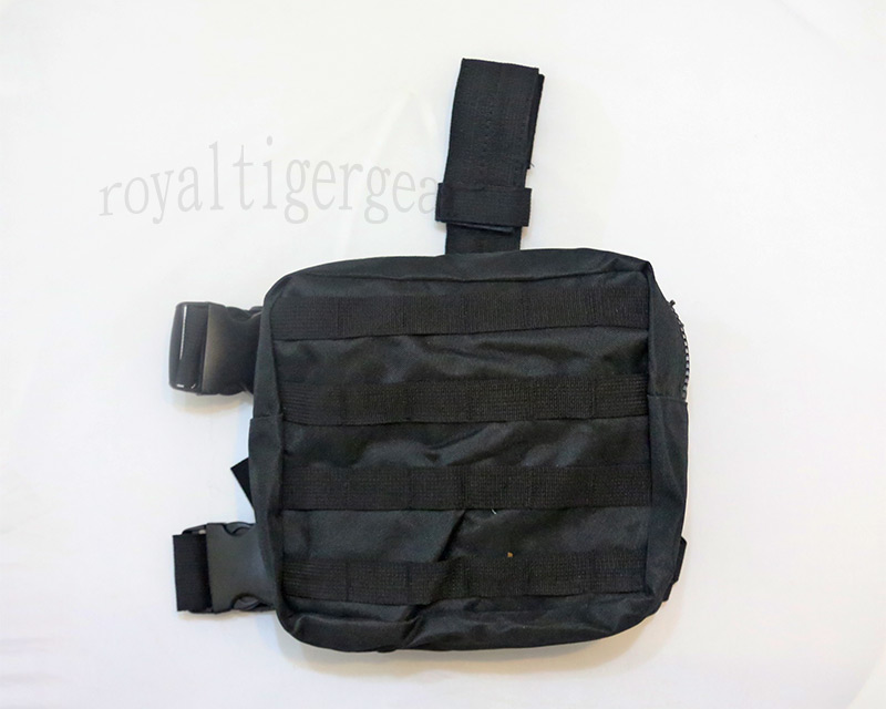 Tactical Drop Leg MOLLE Pouch - Black
