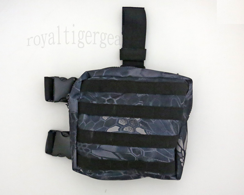 Tactical Drop Leg MOLLE Pouch - Python Snake Camo TYP Night Urban Marines