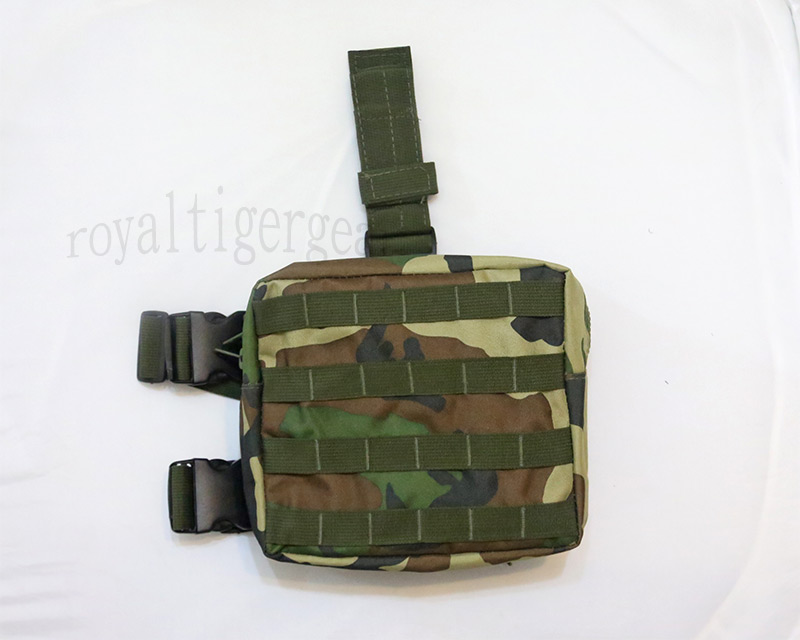 Tactical Drop Leg MOLLE Pouch - US Woodland