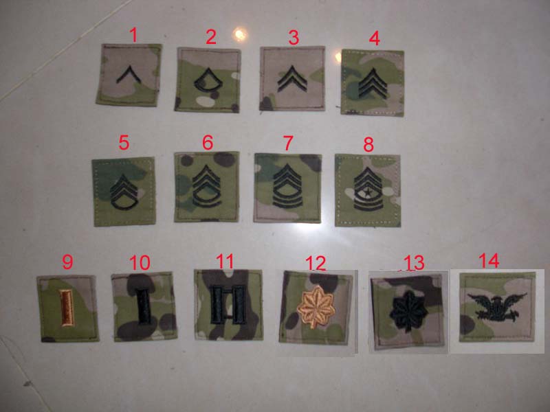 US Rank Patch - Multicam MC