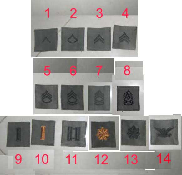 US Rank Patch - OD