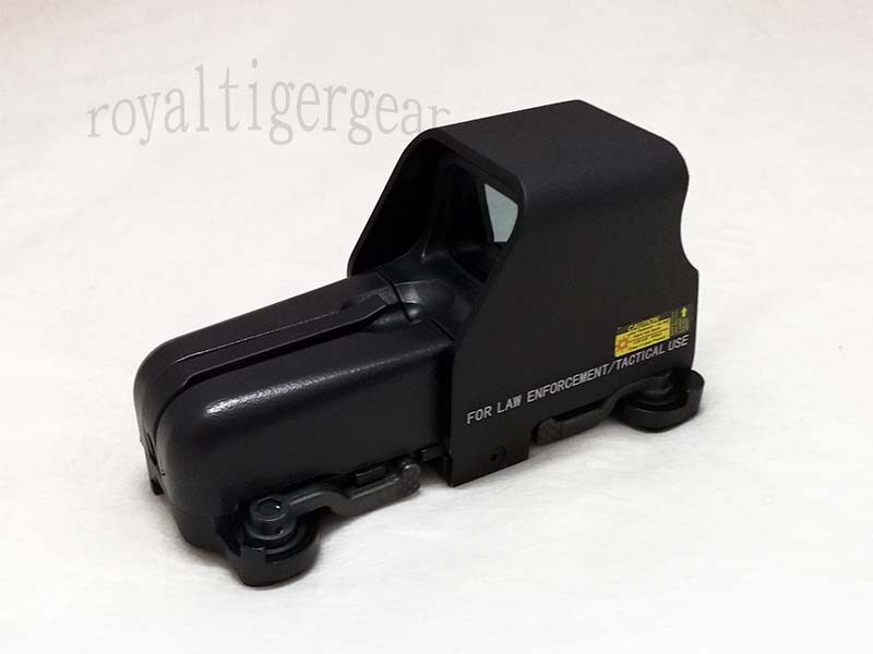 Tactical 553 Red & Green Dot Holographic Weapon Sight - Fast Release - Black