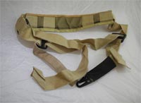 Single Point Shoulder Sling with Pads - Tan