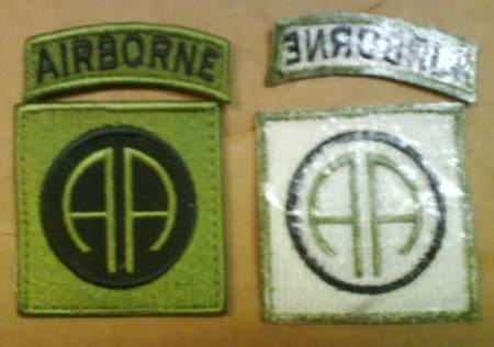 US 82nd Airborne OD Patch