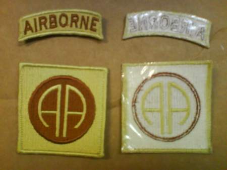 US 82nd Airborne Tan Patch