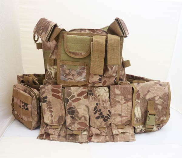 LT6094 Plate Carrier Vest w/ Pouch - Python Snake Camo MAD