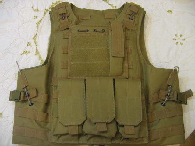 FSBE vest with pouches - Tan