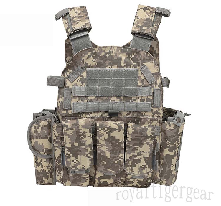 LT6094 Plate Carrier Vest w/ Pouch - ACU UCP Camo