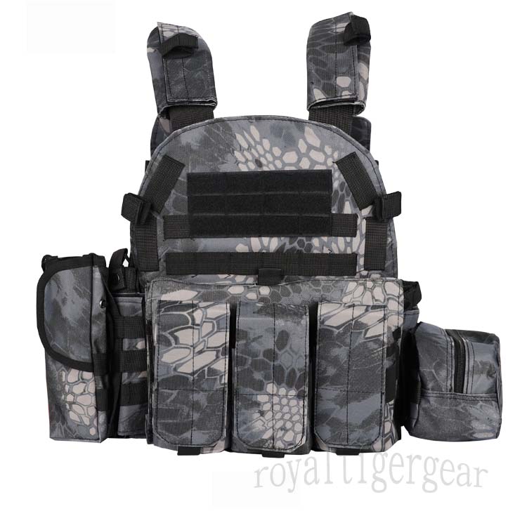 LT6094 Plate Carrier Vest w/ Pouch - Python Snake Camo TYP Night Urban Marines