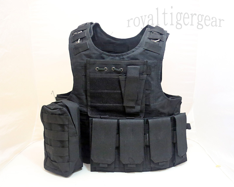 FSBE vest with pouches - Black