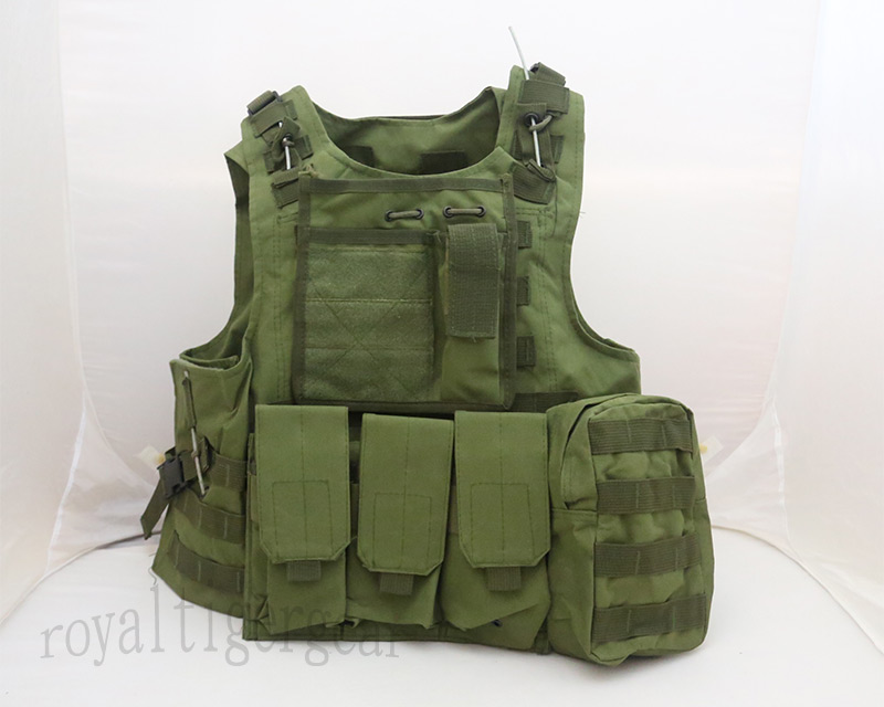 FSBE vest with pouches - OD