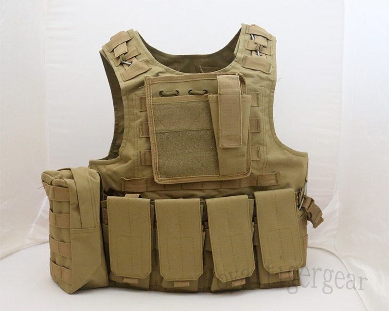 FSBE vest with pouches - Tan - ver. 4 Mag