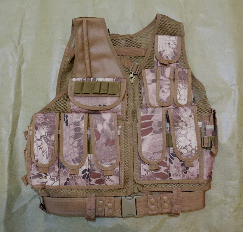 TAC Tactical Vest - Python Snake Camo MAD