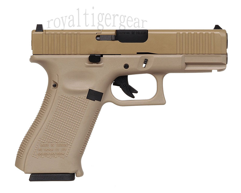 WE GLOCK19X G19X GBB Gas Pistol - Tan