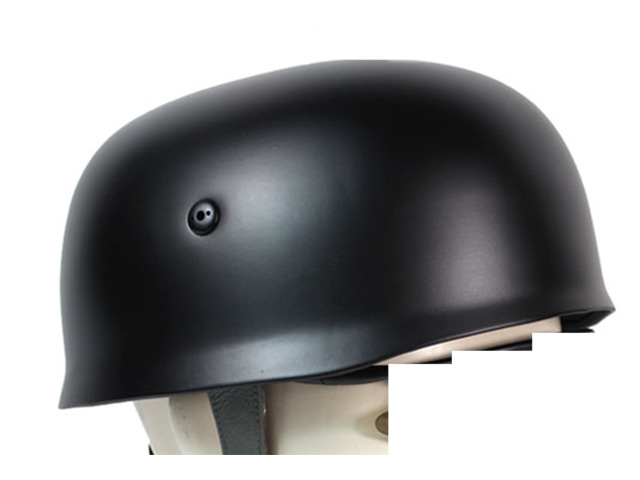 WW2 German M38 Airborne Paratrooper Helmet - Black