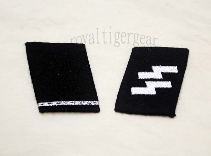 WW2 German Collar Insignia Patch – SS 1 Strap