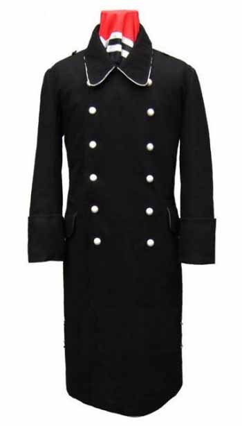 WW2 German SS M32 Black Great Coat