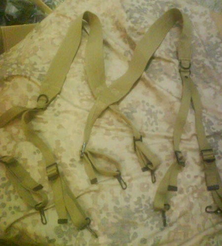 WW2 US Army M-1936 Suspenders