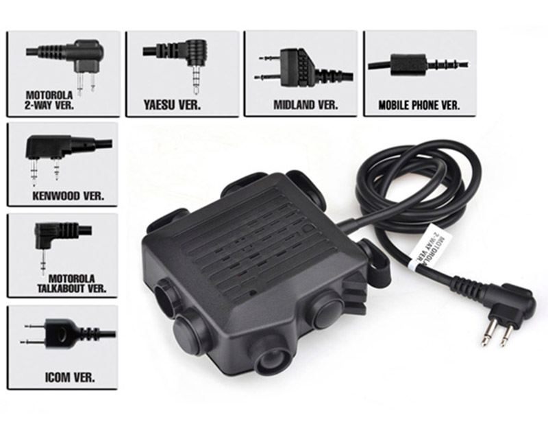 Z-TACTICAL SELEX TACMIC CT5 Push-To-Talk PTT - Speaker / Headset - Z133