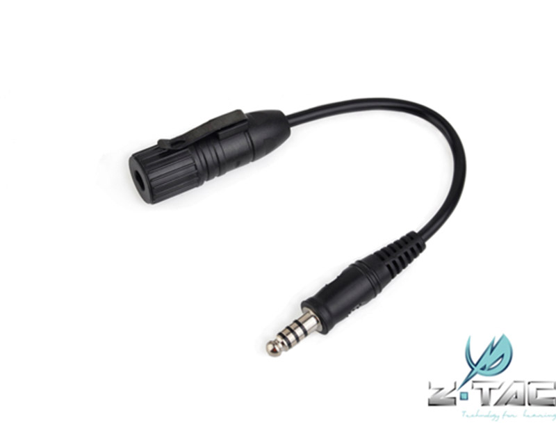 Z-TACTICAL Wiring transform adapter 24cm - Headset connect PTT - Z145